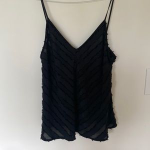 Free People Black Tank Blouse
